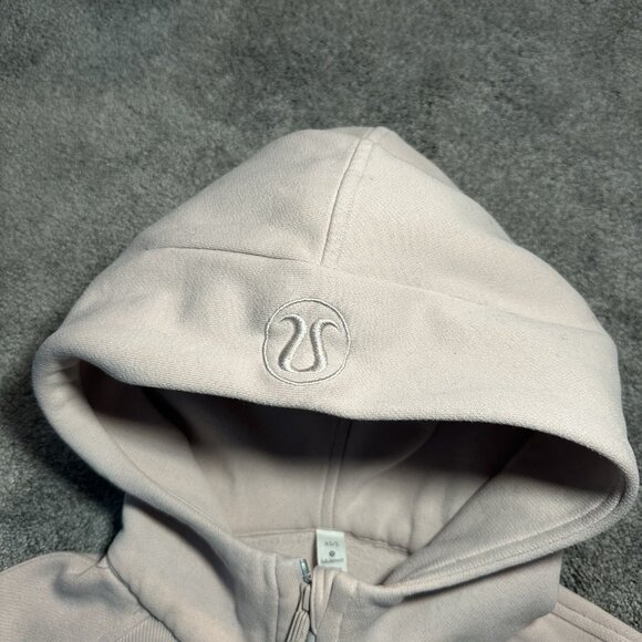 Lululemon Scuba Oversized Half Zip Hoodie Light Pink Women's XS/S Workout - Picture 2 of 14